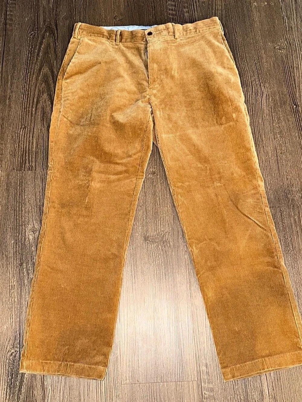 Polo Ralph Lauren Corduroy Pants Mens 36x30 Tan Brown Stretch Classic Fit Prep